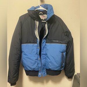 Vintage Color Block Puffer Jacket Rocky Mountain Thread Works RN63683 kids large